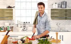 Photo of a man in the kitchen