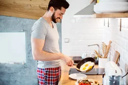 Photo of a man in the kitchen