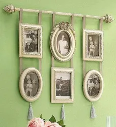 Hang photos in the kitchen