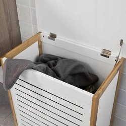 Drawers in the bathroom interior