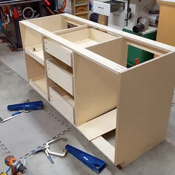 DIY kontrplak oshxonasi fotosurati