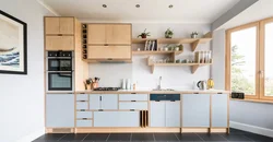 DIY plywood kitchen photo
