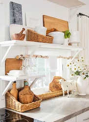 Kitchen interior features