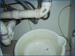 Sewer Pipe In The Kitchen Photo