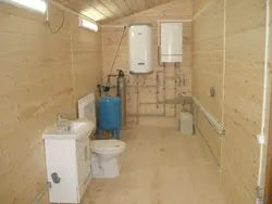 Bathroom with boiler design photo