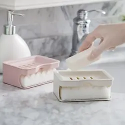 Soap in the bathroom interior