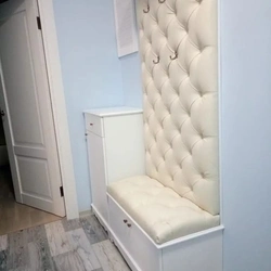 Hallway with soft seat photo