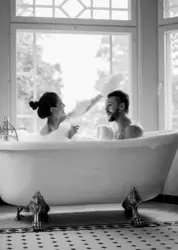 Photo Of Two In The Bathroom