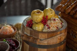 Old russian cuisine photo