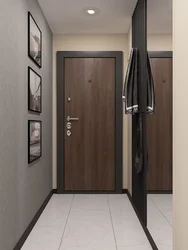 Photo Of Hallways In The Corridor Design With Dark Doors