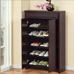 Shoe rack design for hallway narrow photos