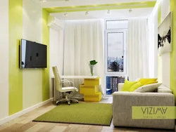 Bedroom room with sofa interior design