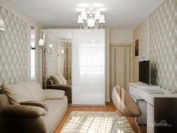 Bedroom room with sofa interior design
