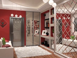 Mirror cabinet in the hallway interior