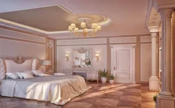 Фота столі ў спальні класіка