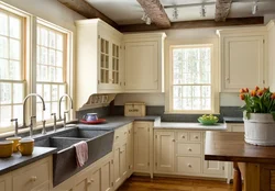 Kitchen design without a window