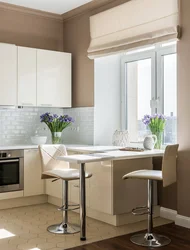 Kitchen design options by the window