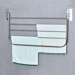 Wall-Mounted Dryer In The Bathroom Interior