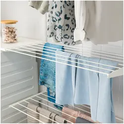 Wall-Mounted Dryer In The Bathroom Interior