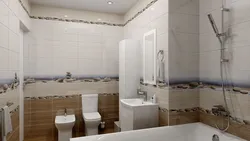 Жуынатын бөлмедегі фотосуреттегі Del Mare плиткалары