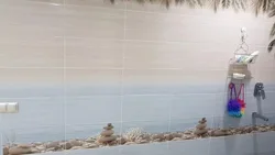 Del Mare tiles in the bathroom interior photo