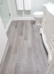 Bathroom floor laminate photo