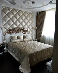 Velvet in the bedroom interior photo