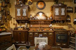 Antique kitchen design photo