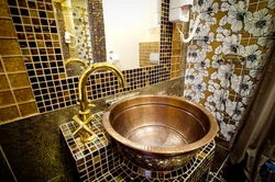 Bronze Bathroom Design Photo