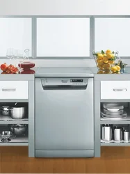 Dishwasher in the kitchen interior