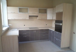 Do-it-yourself kitchens made of chipboard photo