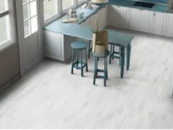 Tarquette linoleum in the kitchen interior
