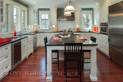 C-shaped kitchen layout photo