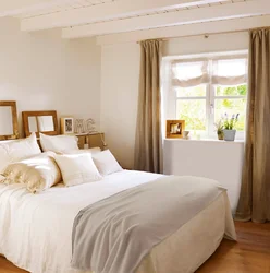 Cream bedroom interior photo
