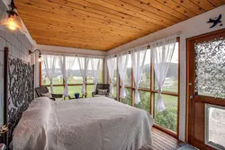 Bedroom interior on the terrace