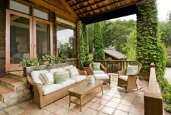 Bedroom Interior On The Terrace