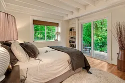 Bedroom interior on the terrace