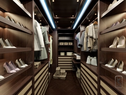 Long wardrobe design