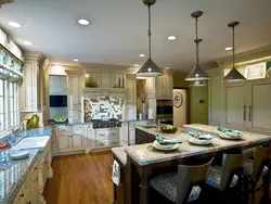 Home kitchen lighting design