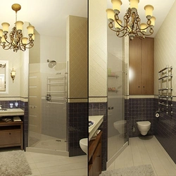 How to separate a toilet from a bathroom photo