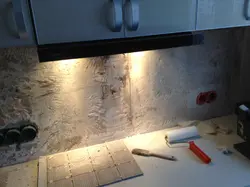 Mətbəx divarı şlak foto