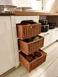 Wicker kitchen interior