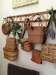 Wicker kitchen interior