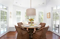 Wicker kitchen interior