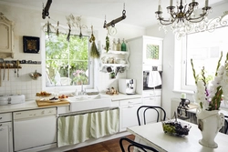 Chic style in the kitchen interior