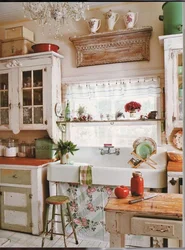 Chic style in the kitchen interior
