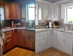 Renovation Of Kitchen Facades Photo