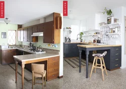 Renovation Of Kitchen Facades Photo