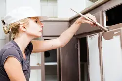Renovation of kitchen facades photo