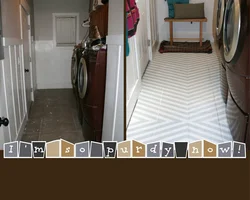 How to paint a bathroom floor photo